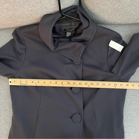 Sandro Sportswear Women’s Black Vicose Polyester Cardigan Jacket Large - Picture 5 of 9